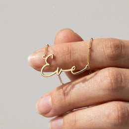 Eve Name Necklace | 18ct Gold, Silver & Vermeil | Ready to Ship