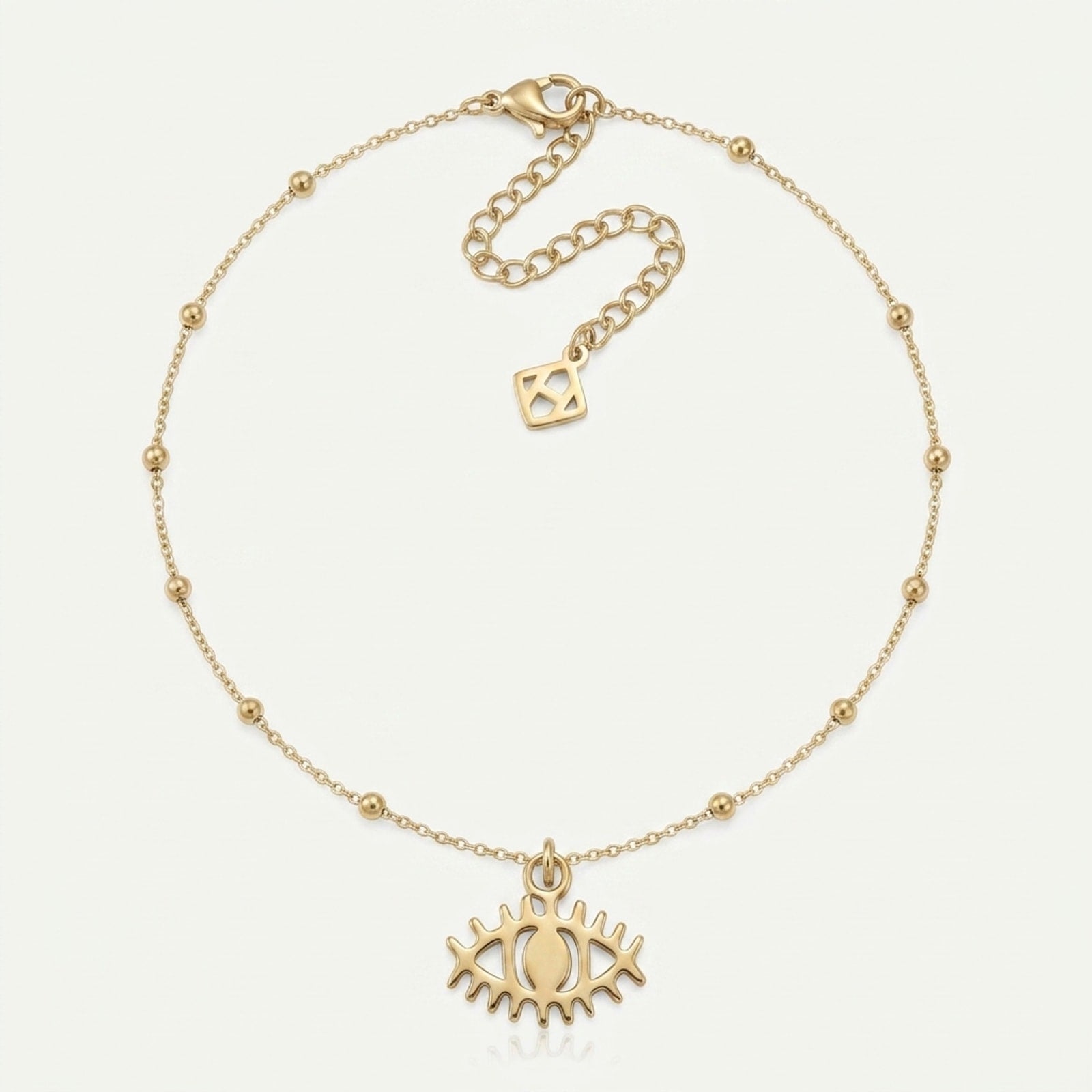 Evil Eye Charm Necklace & Bracelet