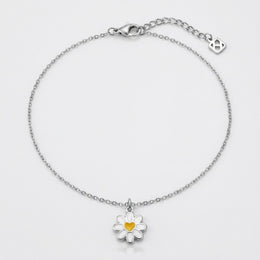 Flower Charm Necklace & Bracelet
