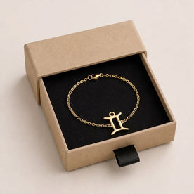 Gemini Zodiac Bracelet | Star Sign Charm, Gold & Silver