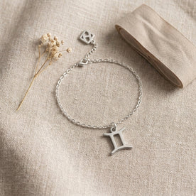 Gemini Zodiac Bracelet | Star Sign Charm, Gold & Silver