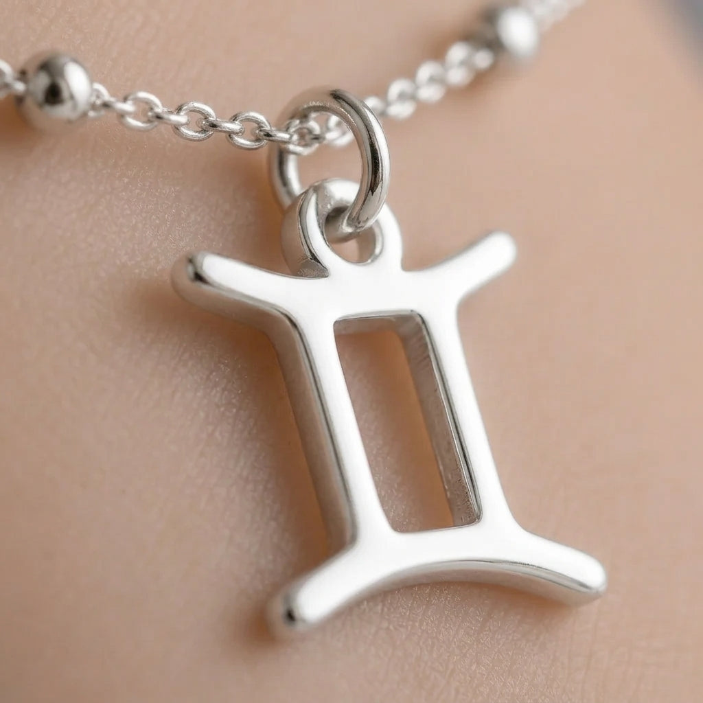 Gemini Zodiac Bracelet | Star Sign Charm, Gold & Silver