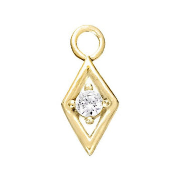Diamond Charm - gold