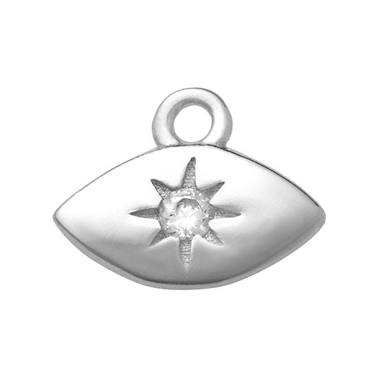 Gigi & Maple Charm Silver Evil Eye Premium Charm
