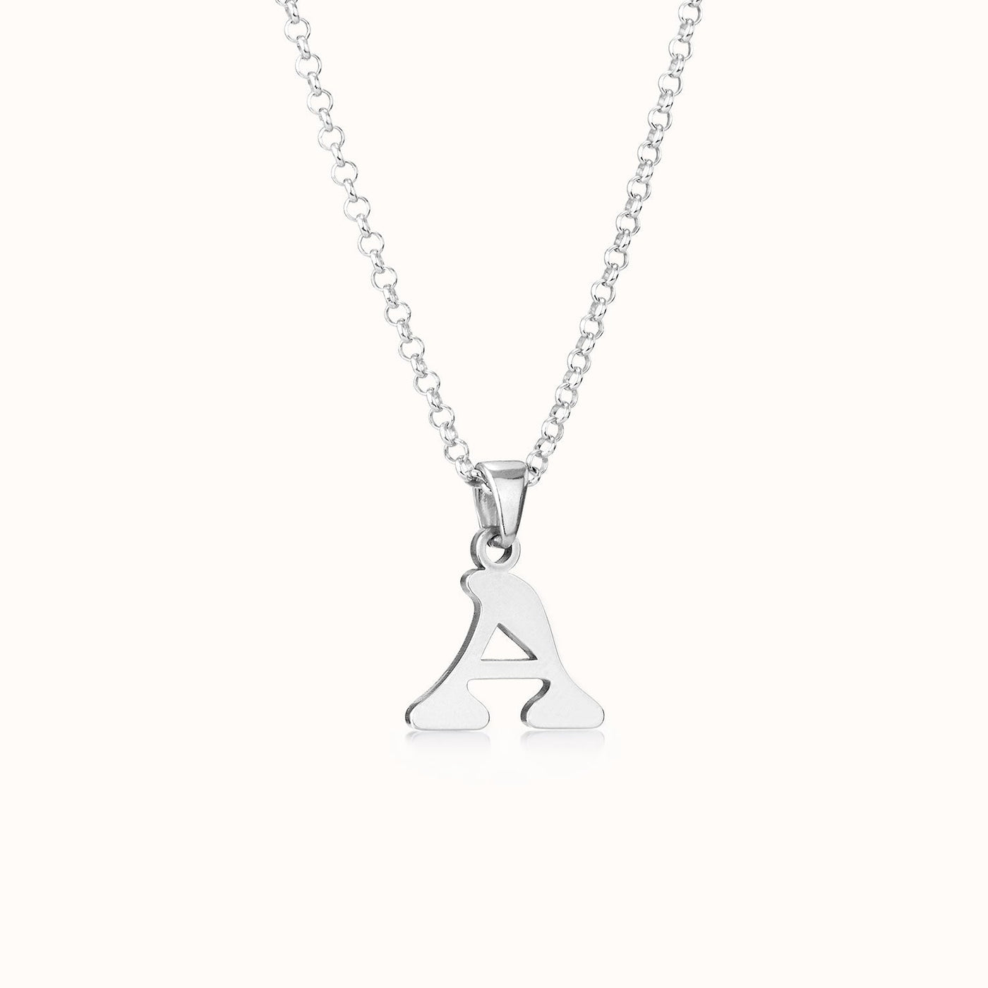 Custom Initial Necklace in Gold, Silver or Vermeil – Custom Letter Pendant by Gigi & Maple