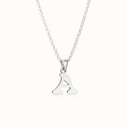 Custom Initial Necklace in Gold, Silver or Vermeil – Custom Letter Pendant by Gigi & Maple