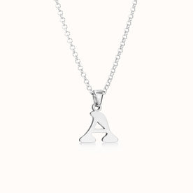 Custom Initial Necklace in Gold, Silver or Vermeil – Custom Letter Pendant by Gigi & Maple