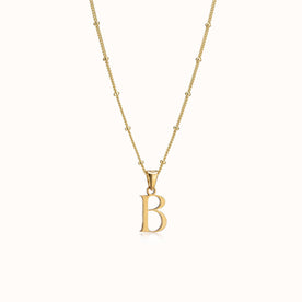 Personalised Initial Necklace – Vermeil, Silver or Gold – Gigi & Maple Jewellery