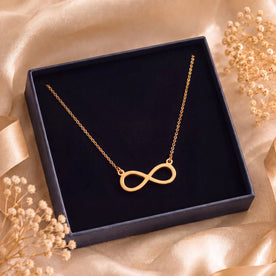 Infinity Necklace for Women in Gold, Silver & Vermeil