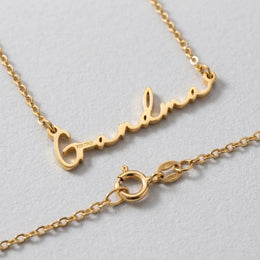 Grandma Necklace in 18ct Gold or Sterling Silver with 3 Chain Styles