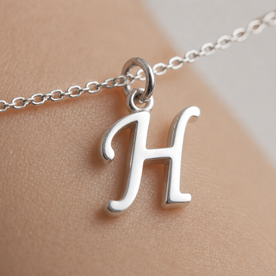 H Bracelet | Initial & Letter H Charm, Gold & Silver