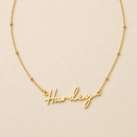 Harley Name Necklace | 18ct Gold, Silver & Vermeil | Ready to Ship