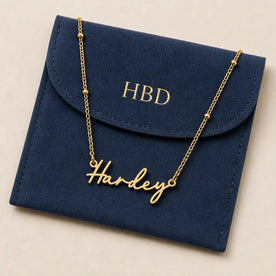 Harley Name Necklace | 18ct Gold, Silver & Vermeil | Ready to Ship