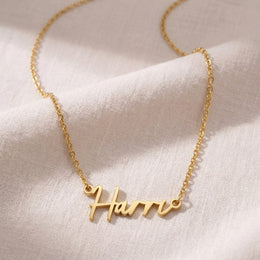 Harri Name Necklace | 18ct Gold, Silver & Vermeil | Ready to Ship