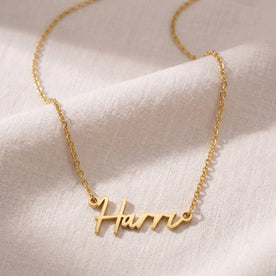 Harri Name Necklace | 18ct Gold, Silver & Vermeil | Ready to Ship