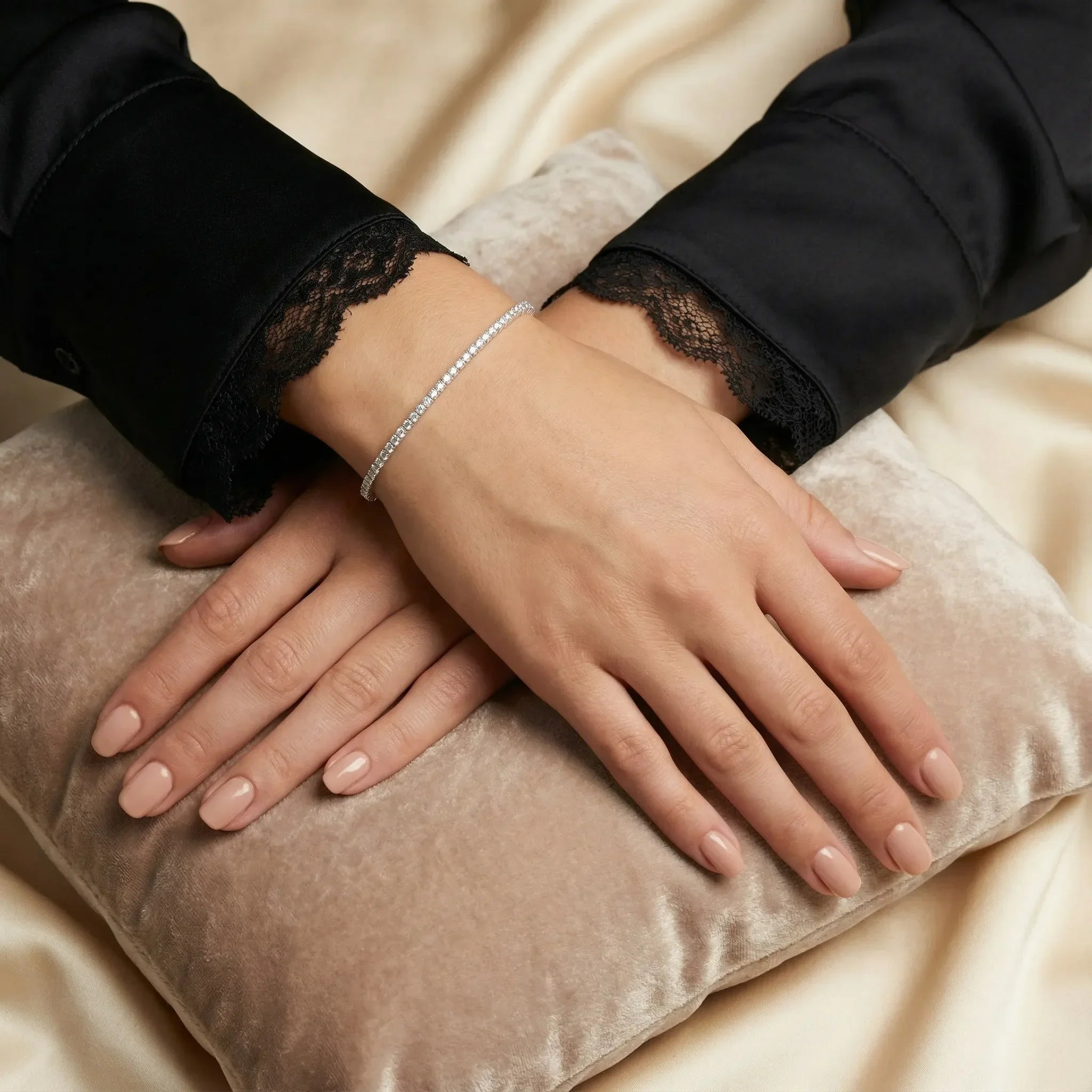 HBD Bracelet Cubic Zirconia Tennis Bracelet