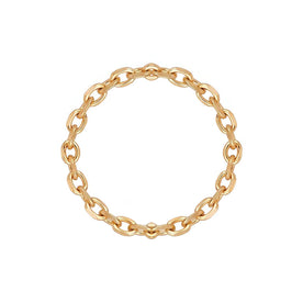 Anchor Chain Necklace in 18ct Gold or Sterling Silver – 14" to 20" Sizes