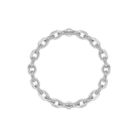 Anchor Chain Necklace in 18ct Gold or Sterling Silver – 14" to 20" Sizes