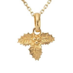 HeyBigDay Charm December Birth Flower Pendant – Holly & Narcissus