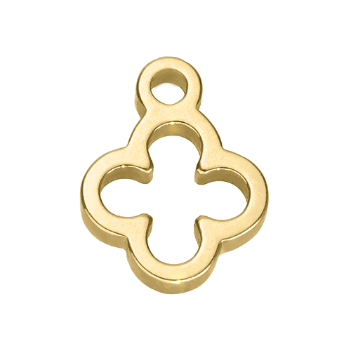 Charm Gold Clover Pendant HBD Gold Clover Pendant