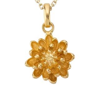 HeyBigDay Charm November Birth Flower Pendant – Chrysanthemum