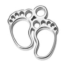 HeyBigDay Charm Silver Baby Feet Symbol Charm