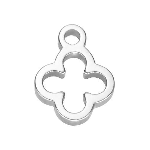Charm Silver Clover Pendant HBD Silver Clover Pendant