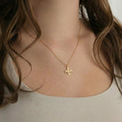 HeyBigDay Necklace 18ct Gold / Style 1 / 18" Inches Jerusalem Cross Necklace