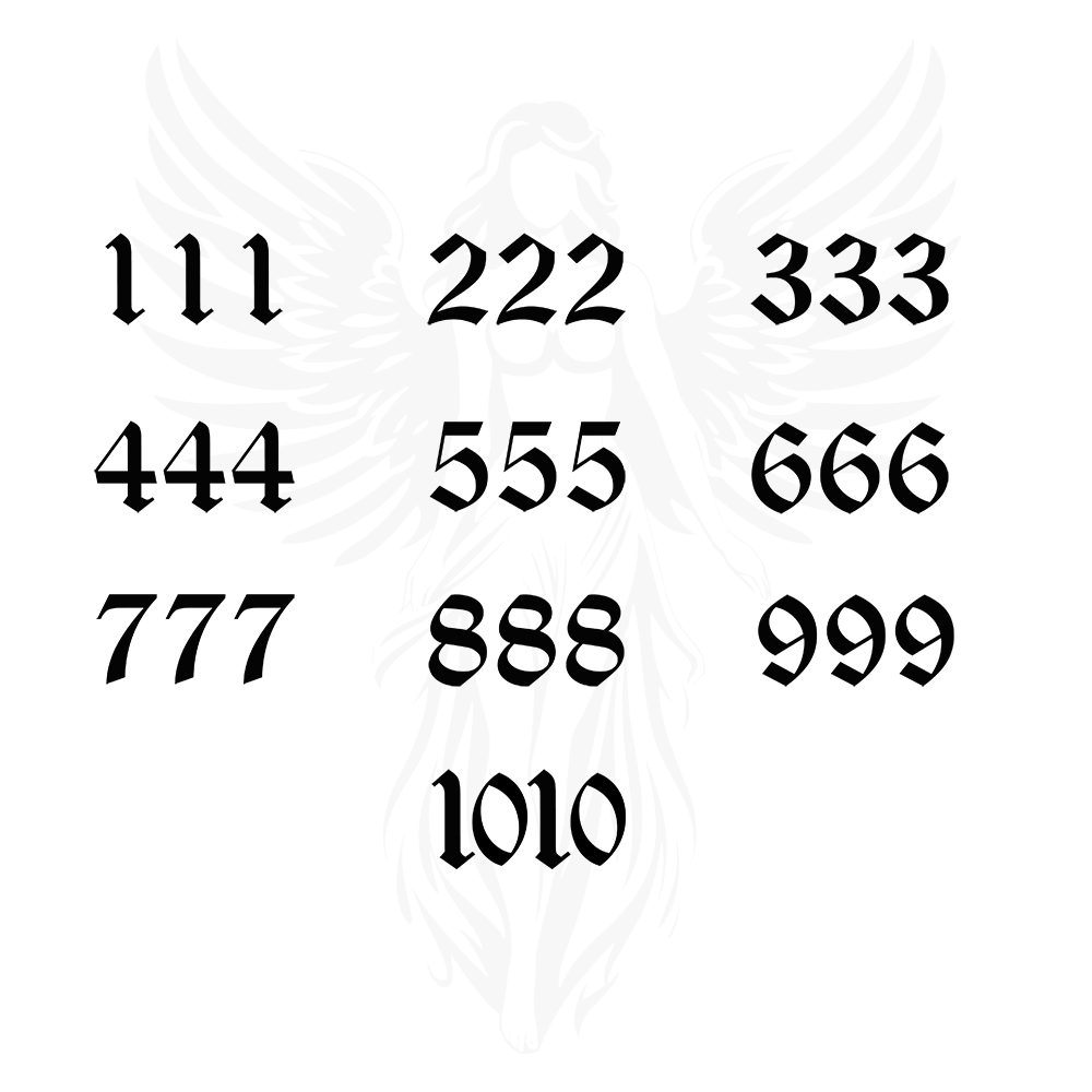 HeyBigDay Necklace Angel Number Necklace or Bracelet