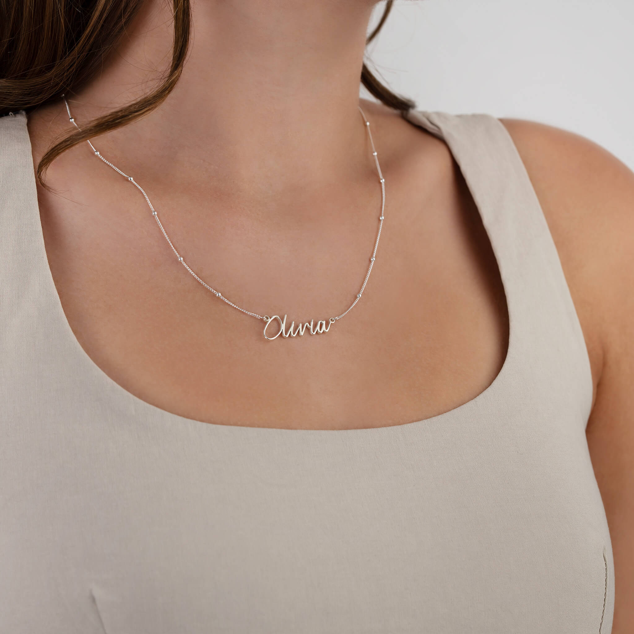 HeyBigDay Necklace Custom Name Necklace – Gold, Silver & Vermeil