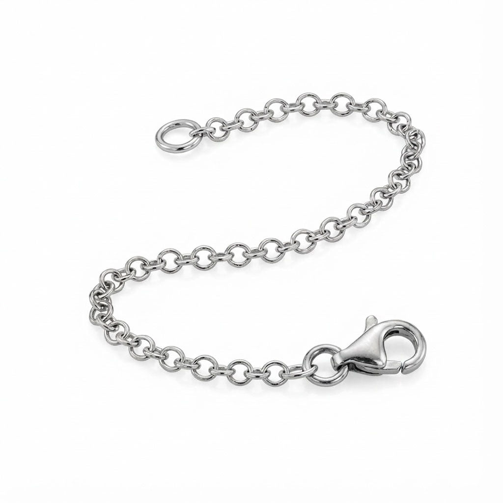 HeyBigDay Necklace Silver 4 Inch Chain Extender