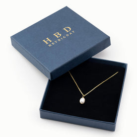 Tiny Freshwater Pearl Necklace – Satellite, Belcher or Anchor Chain Styles