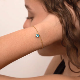 Heart Birthstone Bracelet