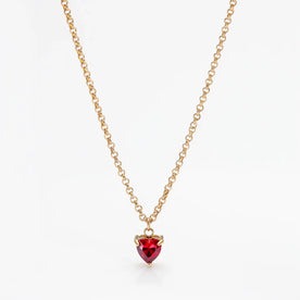 Heart Birthstone Necklace