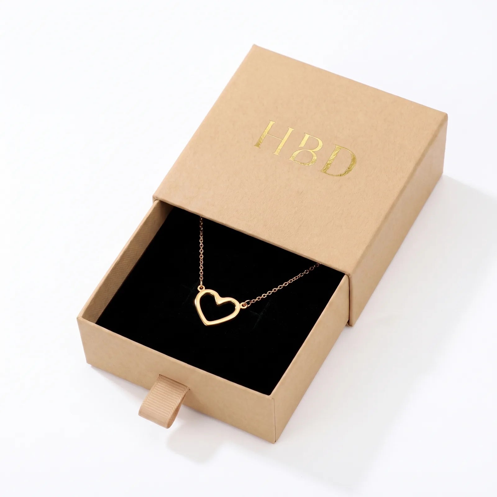Heart Charm Necklace & Bracelet