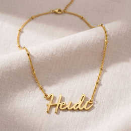 Heidi Name Necklace | 18ct Gold, Silver & Vermeil | Ready to Ship