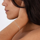 HeyBigDay Bracelet Solid Silver / Style 1 / 6.5" - 8" Inches Personalised Name Bracelet