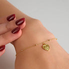 HeyBigDay Bracelet St Christopher Heart Bracelet