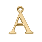 HeyBigDay Charm A Gold Letter Charm