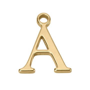 A Initial Charm - gold