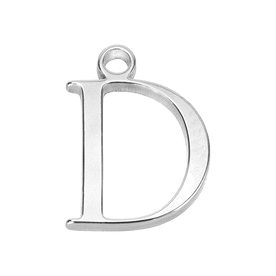 D Initial | Gold or Silver Add-On Charm - HBD