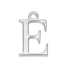 HeyBigDay Charm E Silver Letter Charm