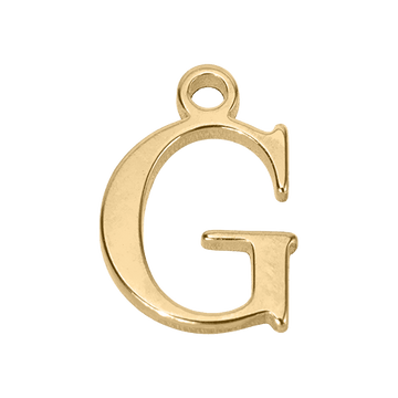 G Initial Charm - gold