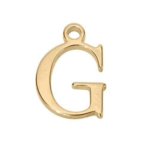G Initial | Gold or Silver Add-On Charm - HBD