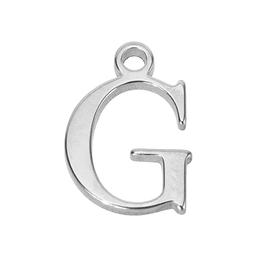 Charm G Silver Letter Charm HBD G Silver Letter Charm