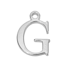 HeyBigDay Charm G Silver Letter Charm