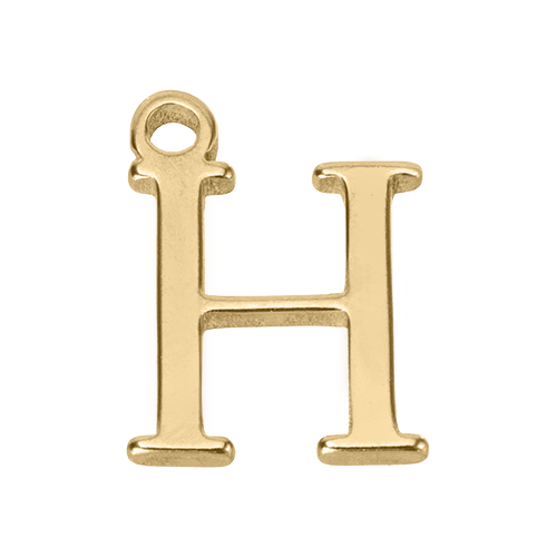 HeyBigDay Charm H Gold Letter Charm
