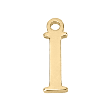 I Initial Charm - gold