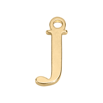 J Initial Charm - gold