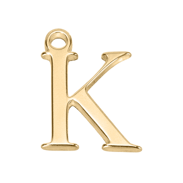 K Initial Charm - gold